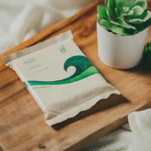 Biodegradable sanitary napkin