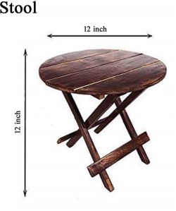 Round Wooden Stool