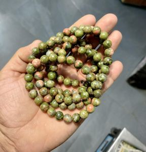 Unakite Gemstone Bracelets