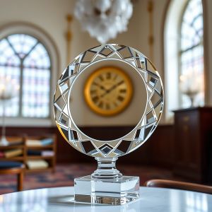 Circular Crystal Award