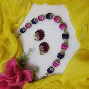 Silk Thread Neckpiece