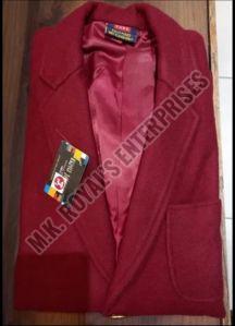 maroon plain school blazers