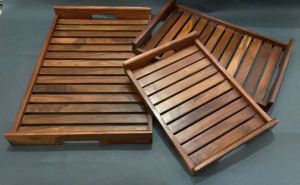 Wooden Rectangle Serving Tray