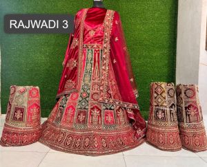 Ladies Rajwadi Bridal Lehenga