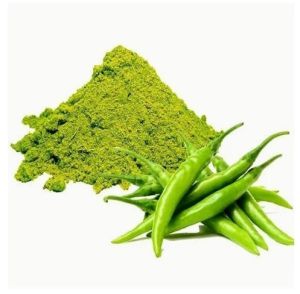 Dehydrated Green Chilli Powder