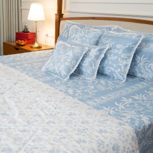 cotton double bed linen set