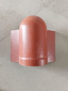 UPVC SPANISH RIDGE END CAP