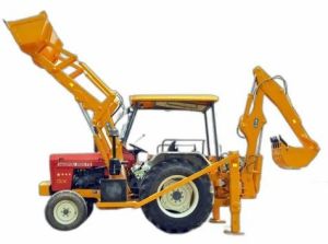 Mild Steel Tractor Backhoe Loader