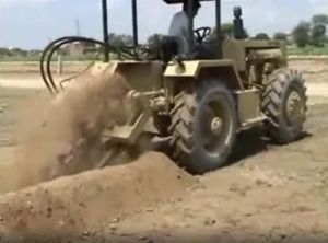 Self Drive Trencher Machine