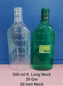 500ml kidney long neck liquor bottles