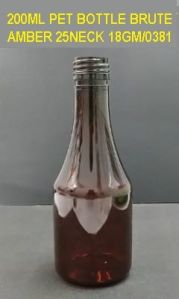 200ml brute amber pharma bottles