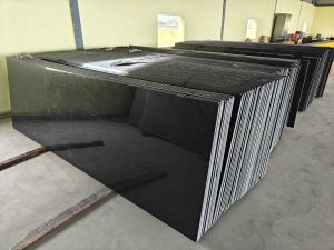 black pearl polished granite