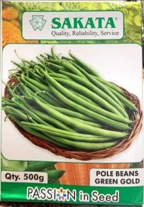 Pole Bean Green Gold Seeds