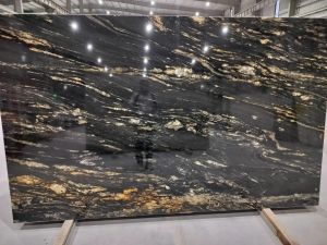 Titanium Gold Granite Slab