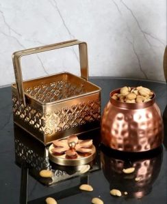 Iron Metal Basket Jar Set