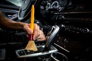 car interior cleaning