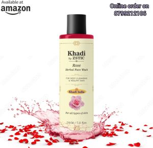 Khadi Zstic -Rose facewash