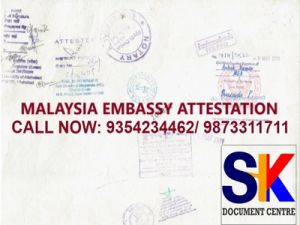 Malaysia Embassy Attestation