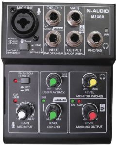 3 channel usb interface mixer