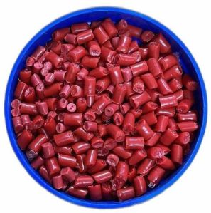 Red PP Reprocessed Granules