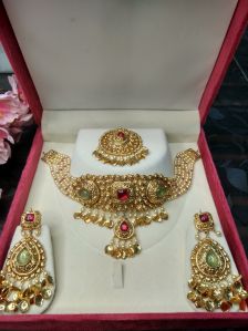 Choker set gold plated jewellery