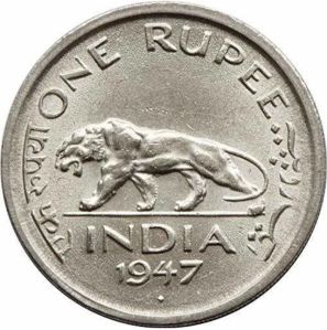 1 RUPEE 1947