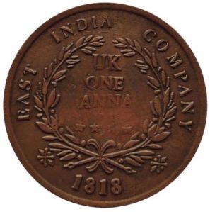 UK ONE ANNA 1818