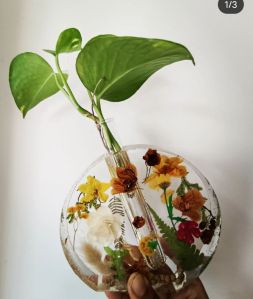 Resin table planter