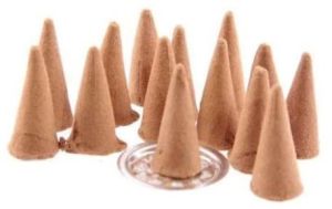 brown Dry Dhoop Cone