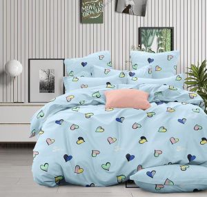 Comforter set 4pcs, Glace cotton, king Size