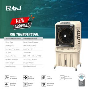 raj thunder cool 14 fix grill desert cooler