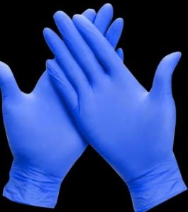 BLUE NITRILE GLOVES