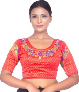 Round Neck Readymade Blouse