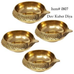 Kuber brass diya