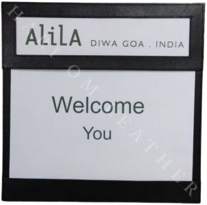 Placard Holder Leatherette