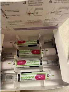 Zepbound Tirzepatide Injection 10 Mg Boxes