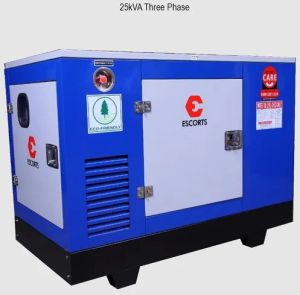 25kVA Three Phase Escorts Diesel Generator