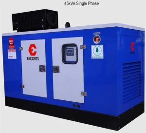 45kVA Single Phase Escorts Diesel Generator