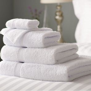 White Renoir Cotton Bath Sheet