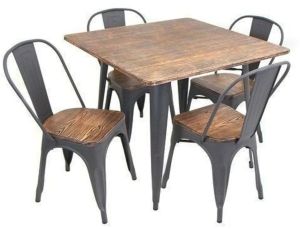 Restaurant Square Table Chair Set