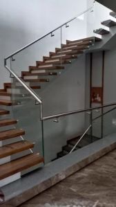 Modern Stainless Steel Staircase Railing