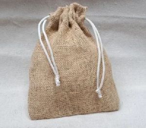 Plain Jute Pouch Bag