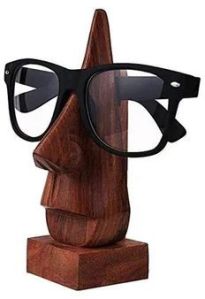 Wooden Nose Sunglasses Holder