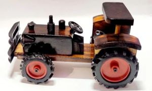 Wooden Tractor Toy Car