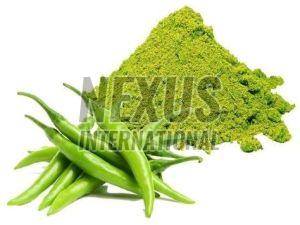 Dehydrated Green Chilli Powder