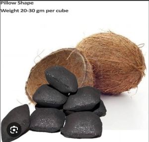 Pillow Shape Coconut Shell Briquettes