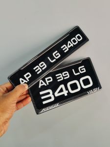 Black Number Plates