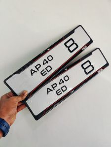 Cars Gel number plates