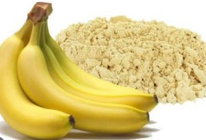 yellow banana powder