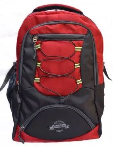 Red & Black Onstars Travel Backpack Bag